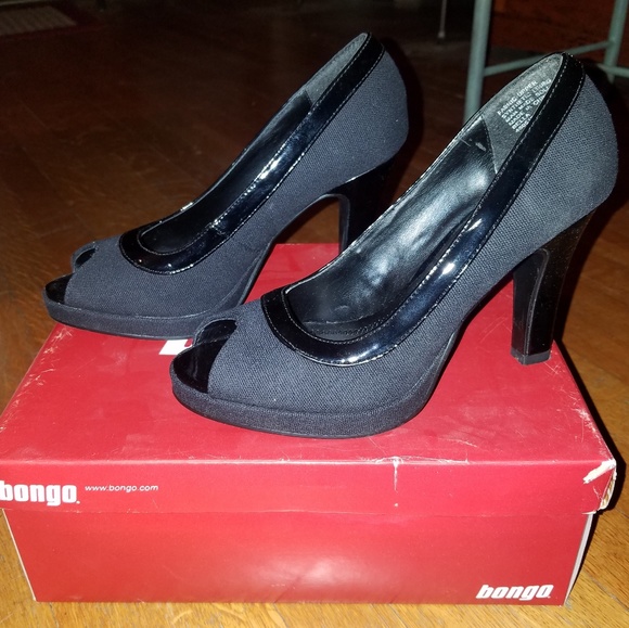Bongo Peep-toe Heels - Picture 1 of 2